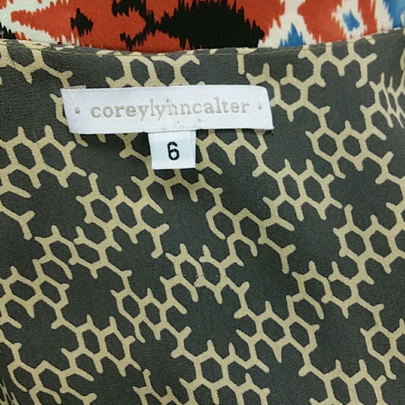 Cory Lynn Calter Boho vibes silk festivals dress - Picture 7 of 10